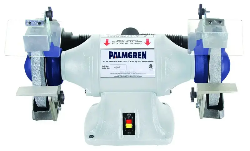 10-Inch 1HP Dual-Voltage Grinder with Built-in Dust Collection