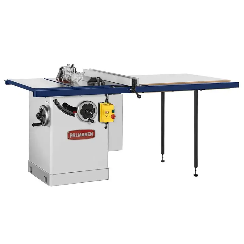 10-Inch Right-Tilt Cabinet Table Saw – Industrial-Grade Rip Capacity and Stability
