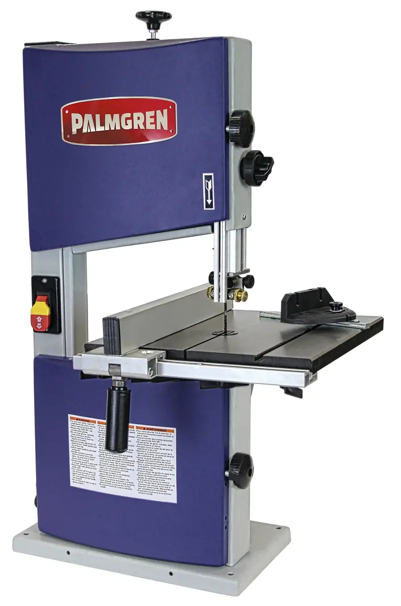 10-Inch Vertical Wood Band Saw – Compact Bench or Floor-Mounted Design