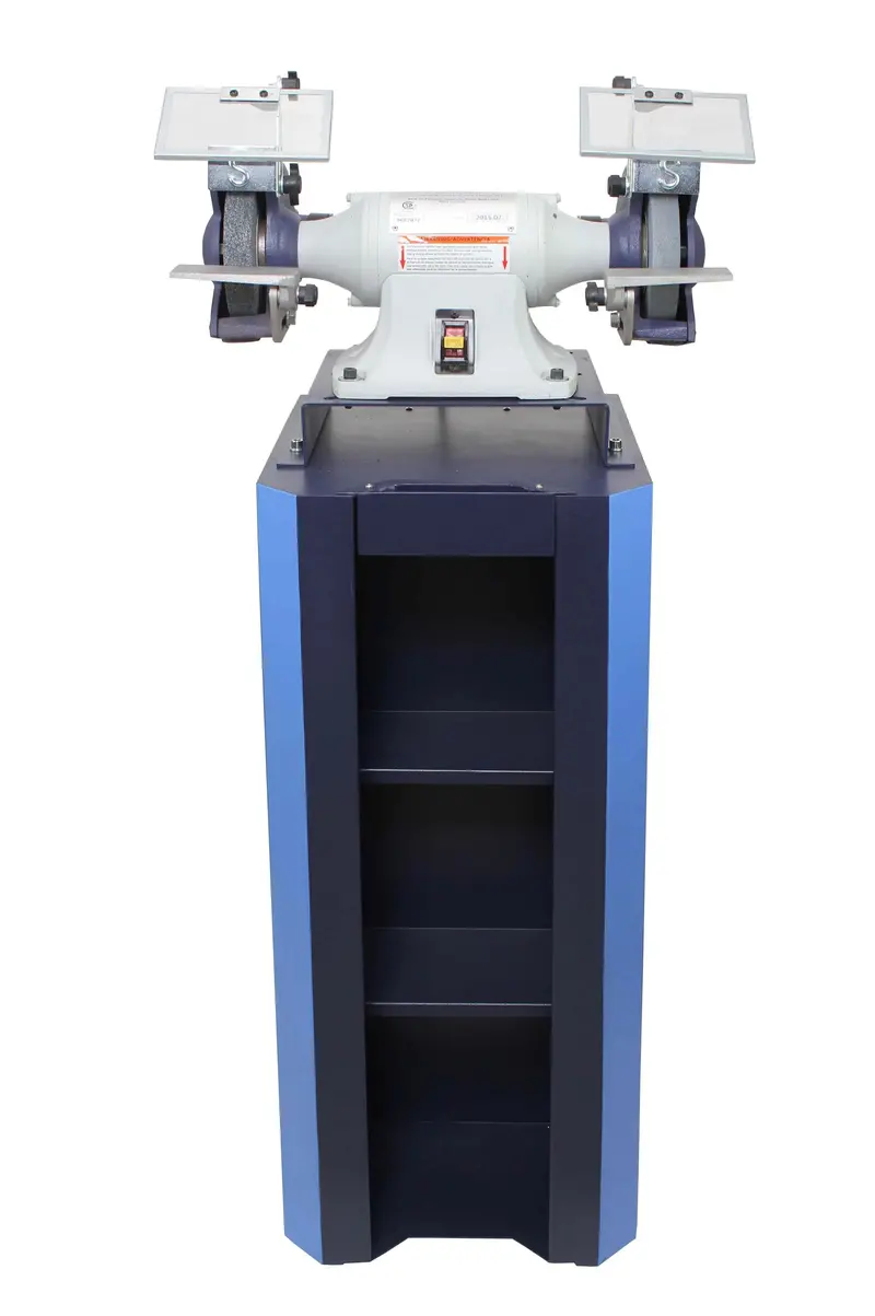 10-Inch XP-Series Bench Grinder with Dust Collection Stand