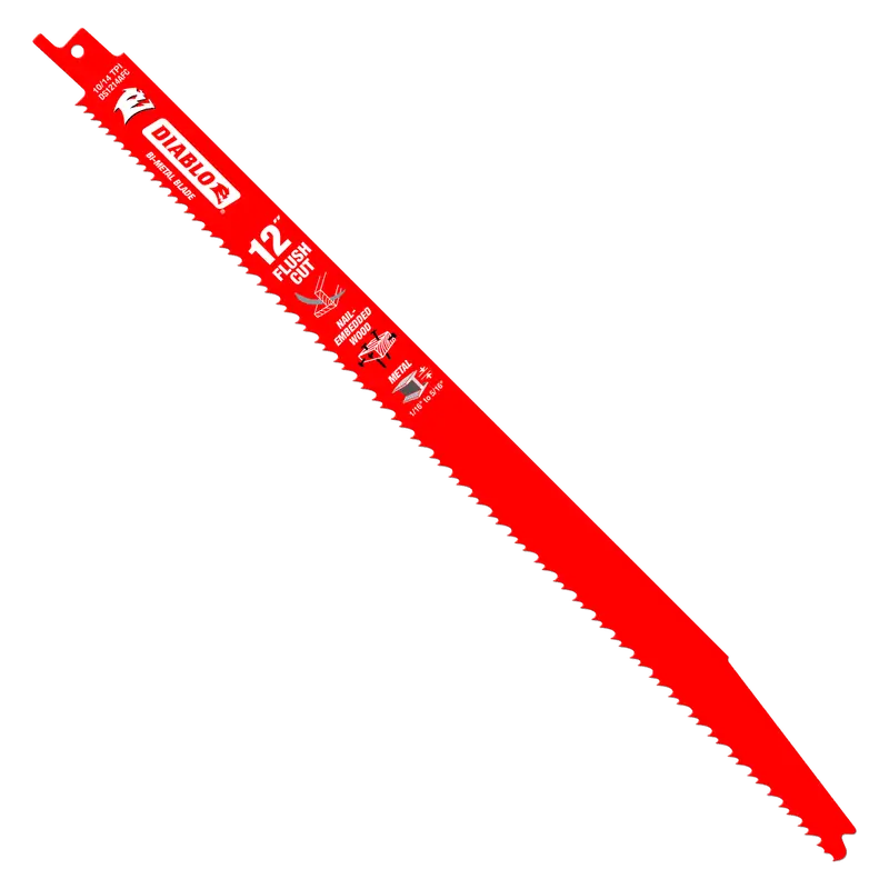 12″ Flush-Cut Reciprocating Blade – 5-Pack