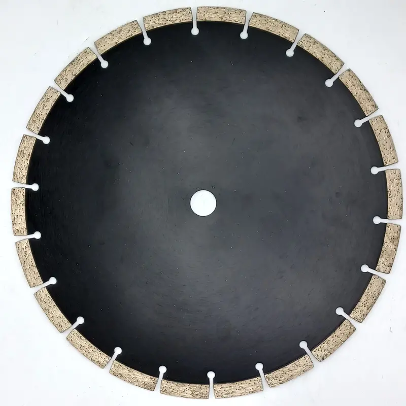 12-Inch Black Concrete Cutting Blade with 20mm Arbor