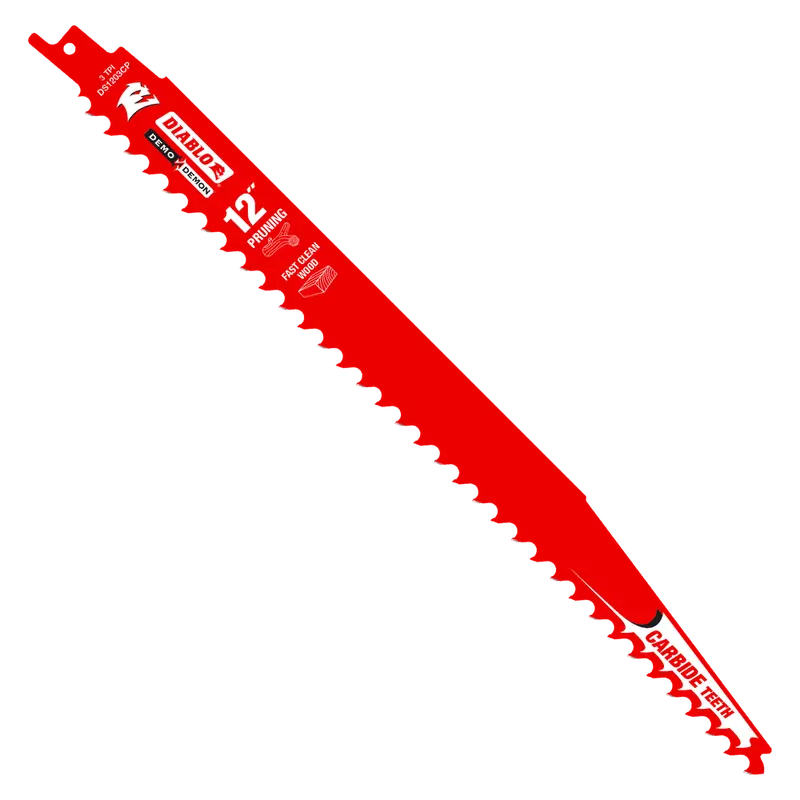 12-Inch Carbide-Tipped Pruning Blade Pack for Clean Wood Cutting