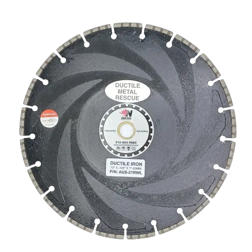 12-Inch Ductile Metal Rescue Diamond Blade for Emergency Cuts