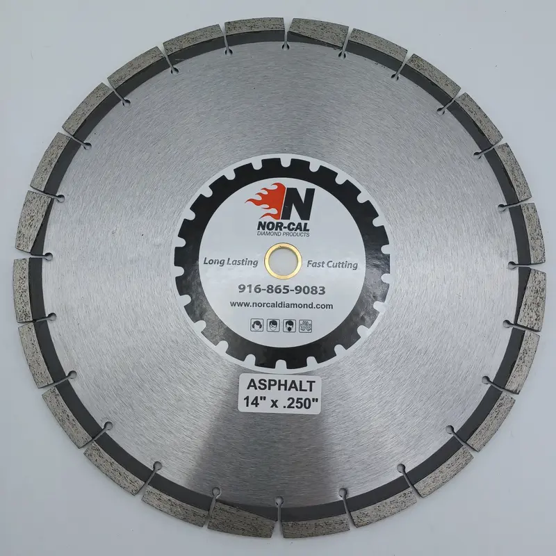 14-Inch Asphalt Loop Diamond Blade (.250″ Thickness)