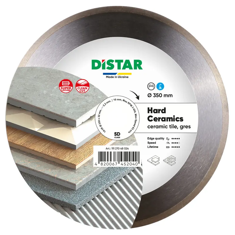 14-Inch Diamond Blade for Hard Ceramics – 1A1R, Twin-Pack