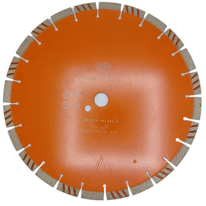14-Inch Orange Concrete-Cutting Diamond Blade