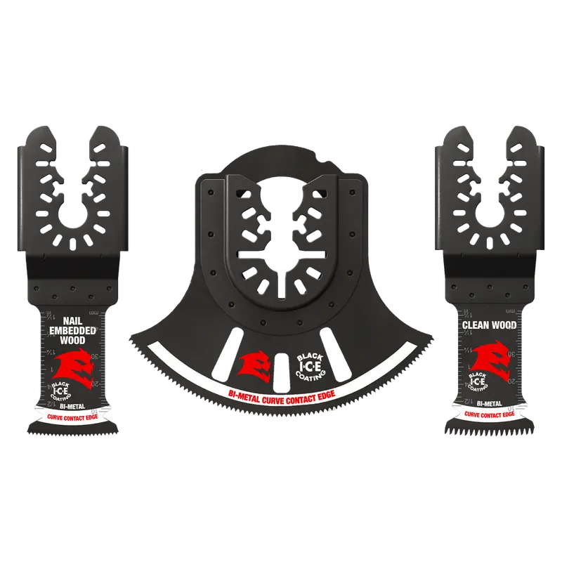 3-Piece Universal Oscillating Blade Set for Versatile Cutting