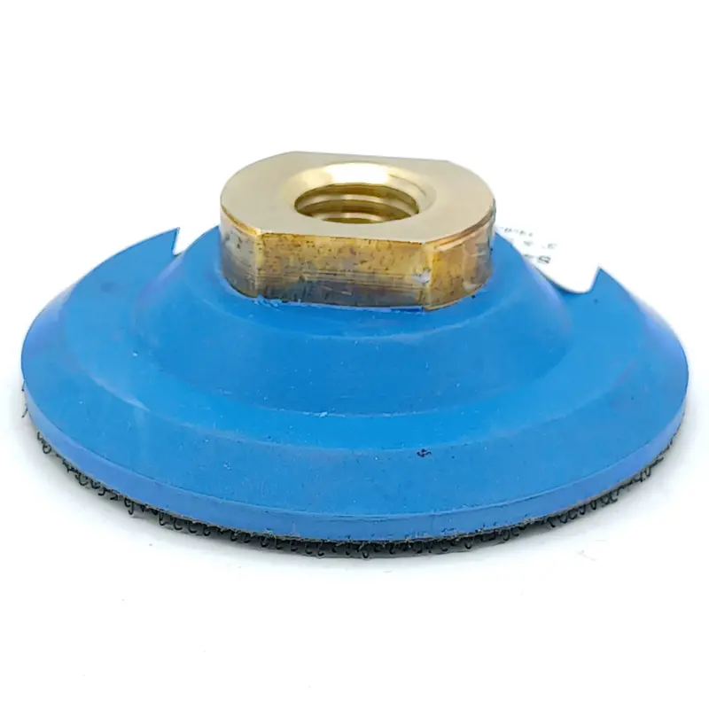 4-Inch Blue Rubber Backer Pad Holder – Non-Marring Surface Support