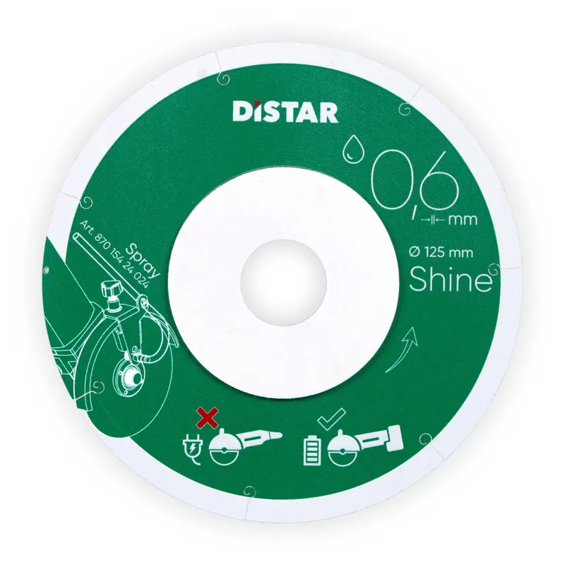 5-Inch Diamond Blade with Shine Finish – 1A1R Series, Single Unit