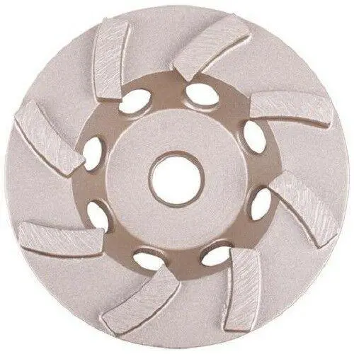 5-Inch × 7/8 × 5/8 Single Turbo Non-Threaded Diamond Cup Wheel