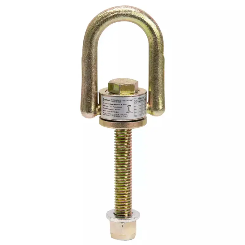 5,000-lb Swivel Steel Anchor with Integrated Bolt