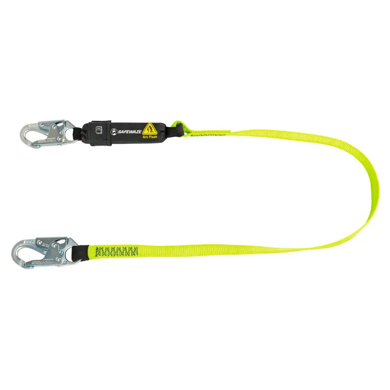 6-Foot Arc Flash Energy Absorbing Lanyard Featuring Snap Hook Termination