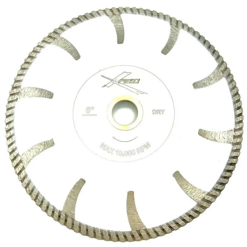 6″ XPEED Contour Sink Blade for Stone and Granite Applications