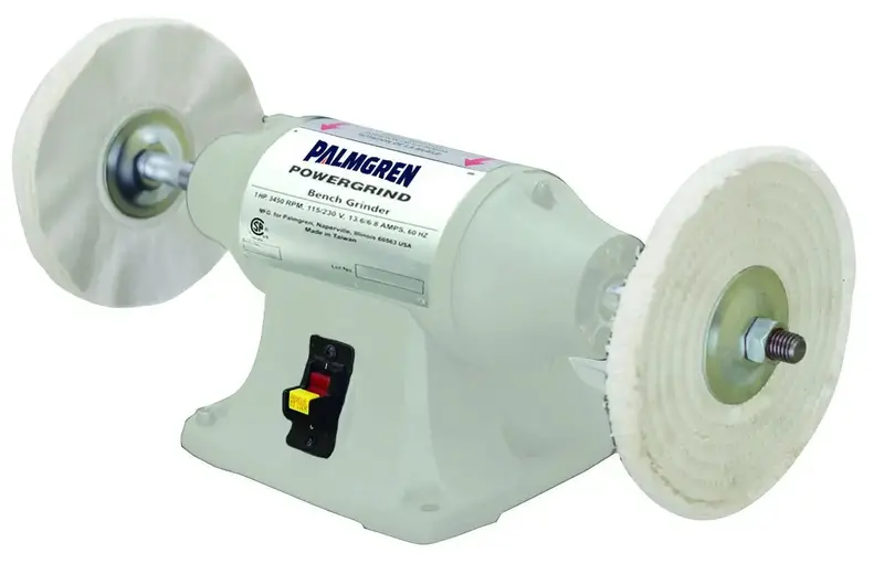 8-Inch Bench Buffer for Polishing and Finishing Tasks