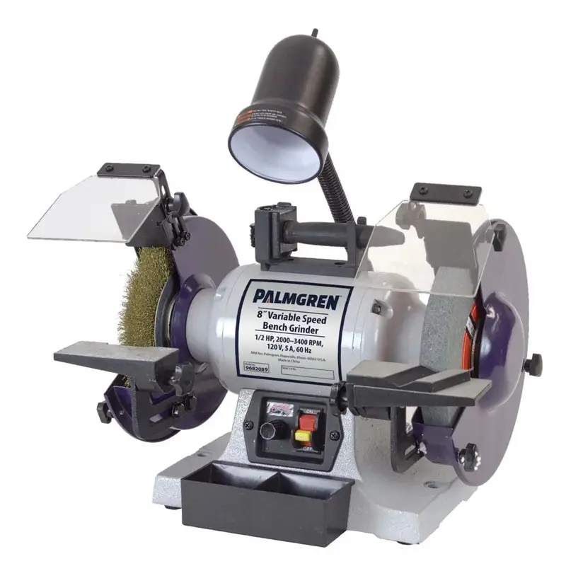 8-Inch Economy Variable-Speed Bench Grinder
