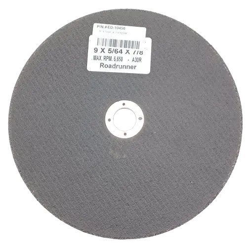 9-Inch Roadrunner Abrasive Disc – 5/64″ Thickness