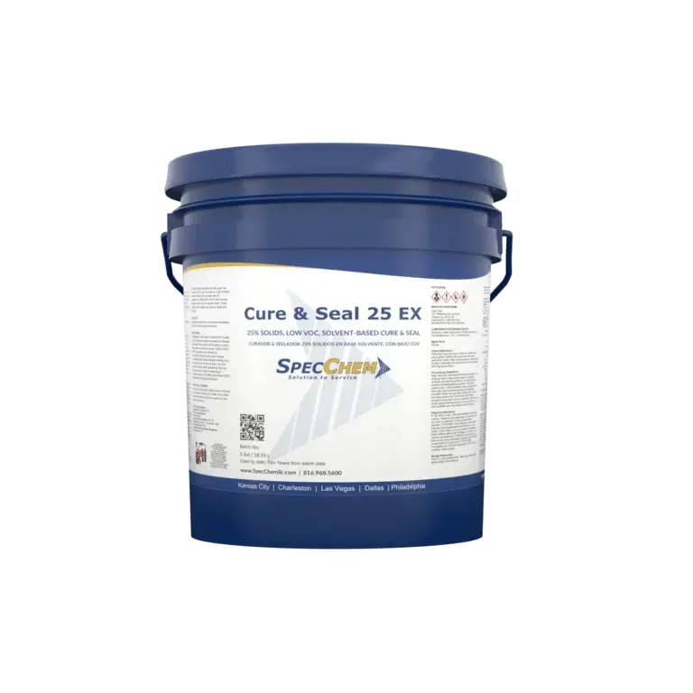 Acrylic-Based Cure-and-Seal Formula (25% Solids)