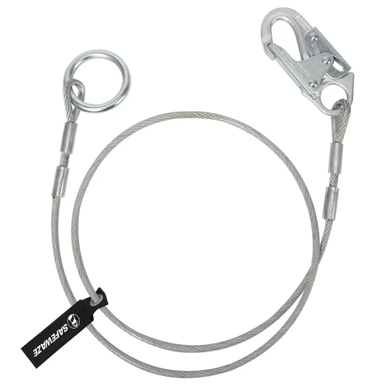 Adjustable-Length Cable Extender with Snap Hook (3′, 6′, 8′, 10′)