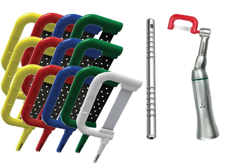 Advanced IPR Kit: 12 Diamond Strips, Saw Blade & HP Attachment