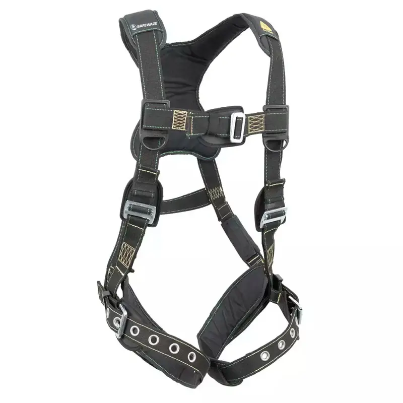 Arc Flash Full-Body Harness: 1D Back D-Ring, MB Chest, and TB Legs