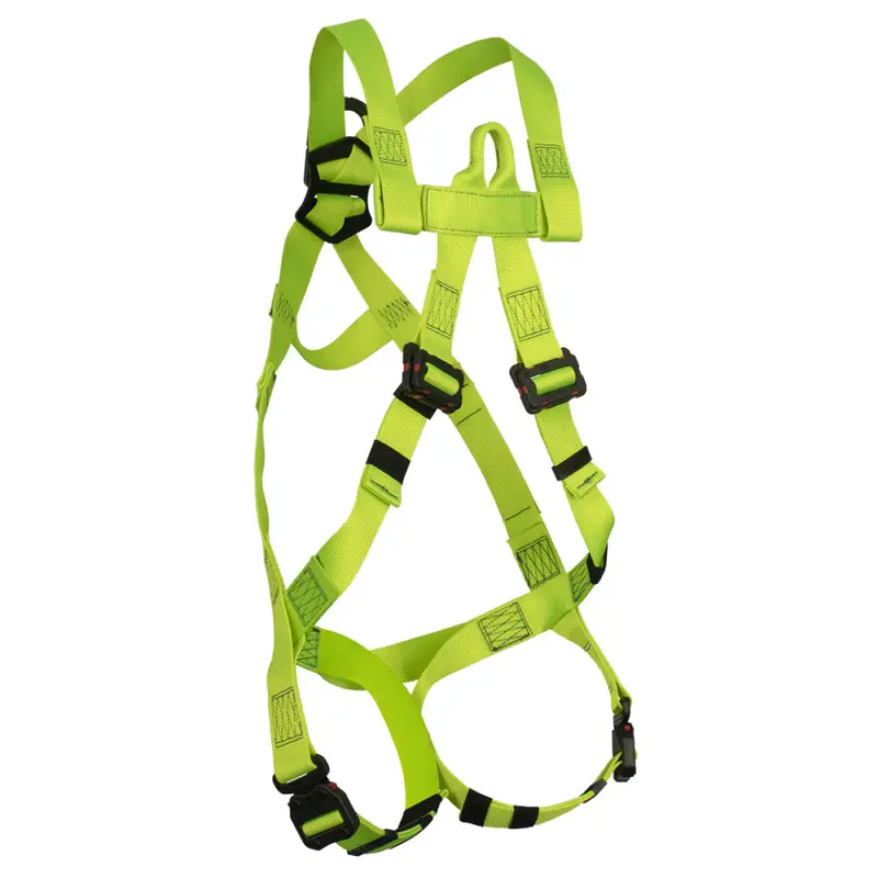 Arc Flash Full-Body Harness: DE 1D D-Ring, Soft Sternal Loop, MB Torso, and QC Legs