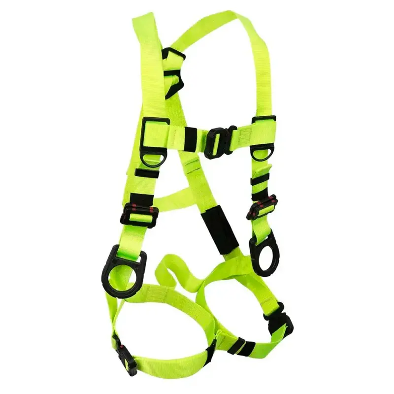 Arc Flash Full-Body Harness with DE 3D Anchorage, MB Torso, and Combined QC Chest/Legs