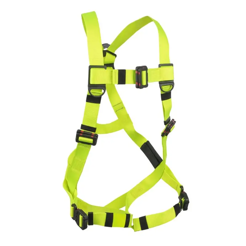 Arc Flash Full-Body Safety Harness with DE 1D Back D-Ring, MB Torso, MB Chest, and QC Legs