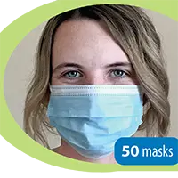 ASTM Level 3 Surgical Face Mask – Starter Pack: 1 Box × 50 Masks