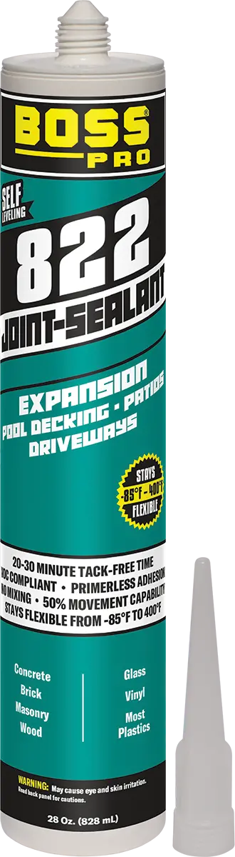 BOSS® 822 Joint Sealant – 29 fl. oz. Cartridge (6-Pack)