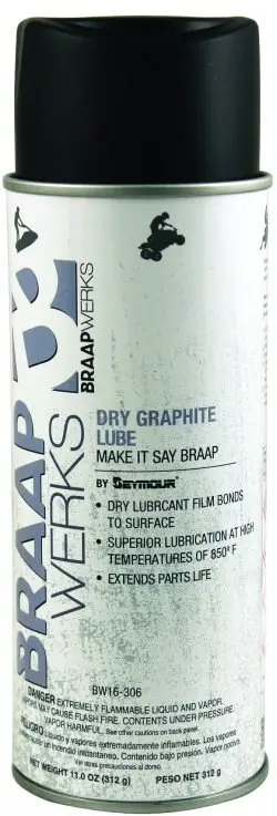 Braap BW16-306 Dry Graphite Lubricant – 6-Unit Pack