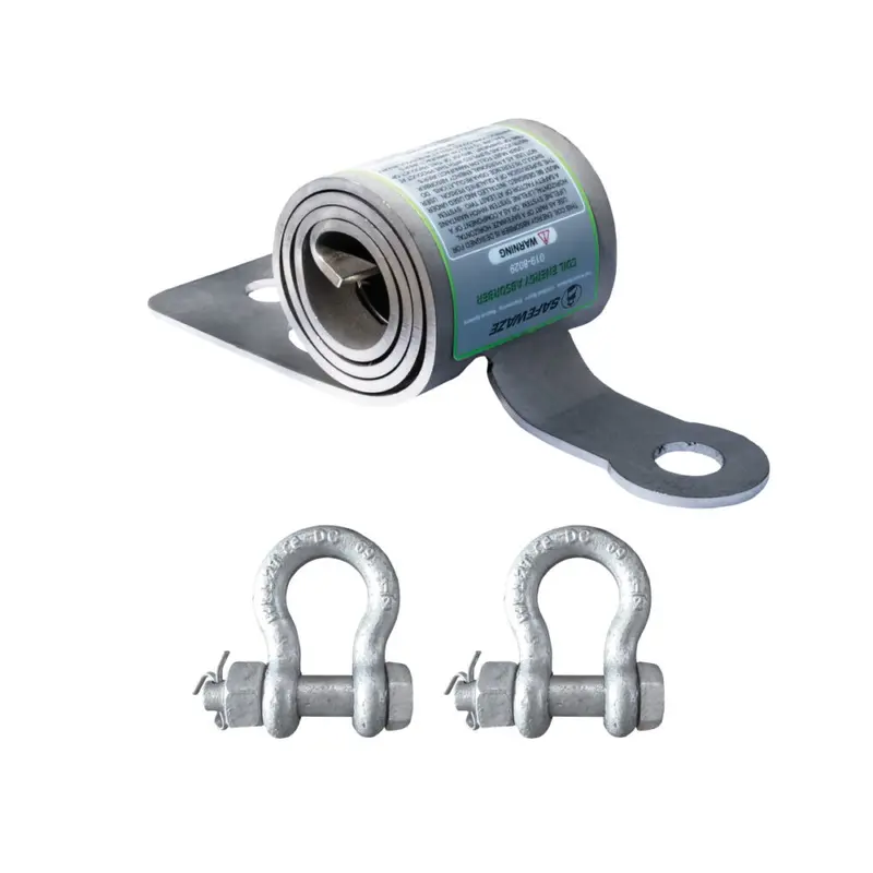 Coiled Shock Pack Energy Absorber – Dual-Shackle Design