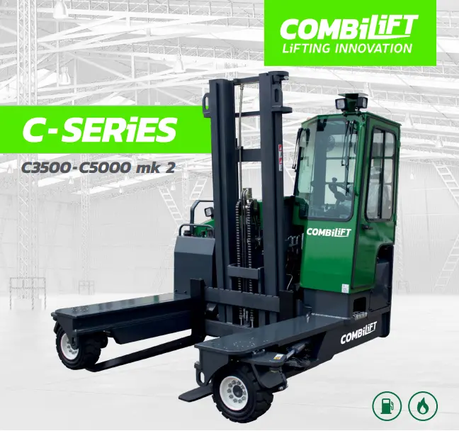 Combilift C3500–C5000 Multidirectional Forklift – Very Narrow Aisle Model