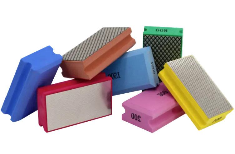 Complete Hand Polishing Pad Kit – Grit Range 50 to 3000 for Stone & Concrete