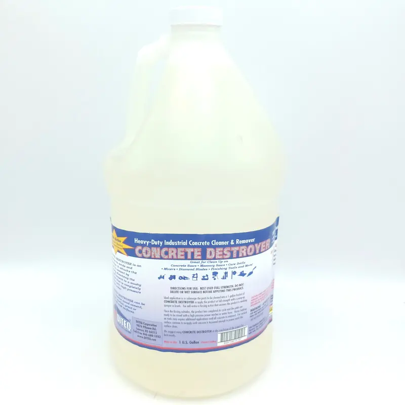Concrete Destroyer Chemical Remover – 4-Pack (1-Gallon Containers)