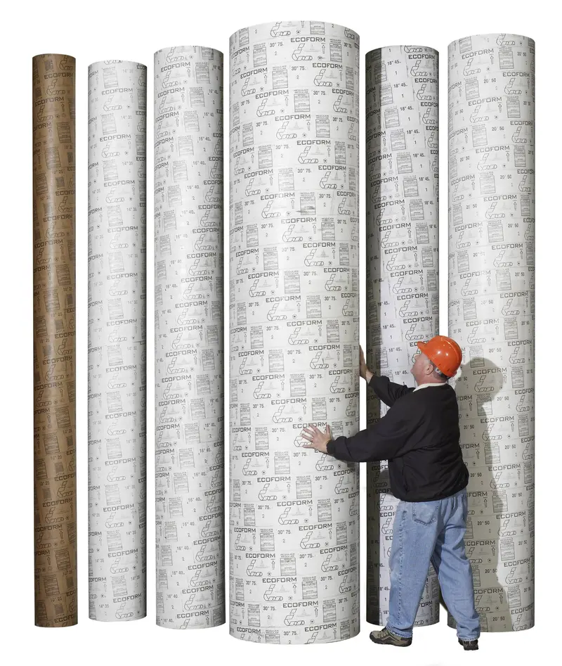 Economy-Grade Form Tube for Concrete Formwork