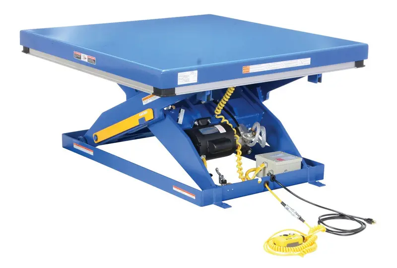 Electric Hydraulic Scissor Lift Table – Partial Stainless Steel Construction