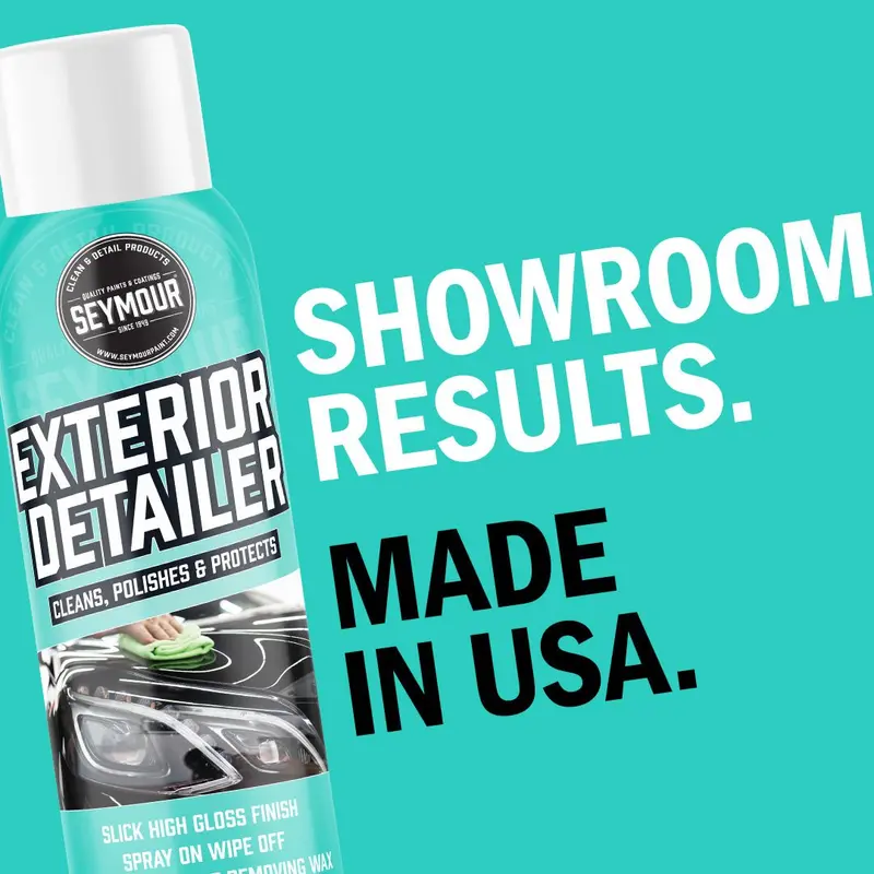 Exterior Detailing Spray – High-Gloss Wipe-Off Formula (17 oz) – 12-Can Case
