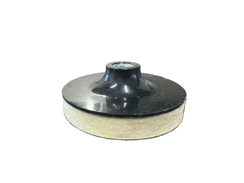 Felt Polishing Pad with Backer Plate – Dual-Layer Abrasive Finishing Accessory