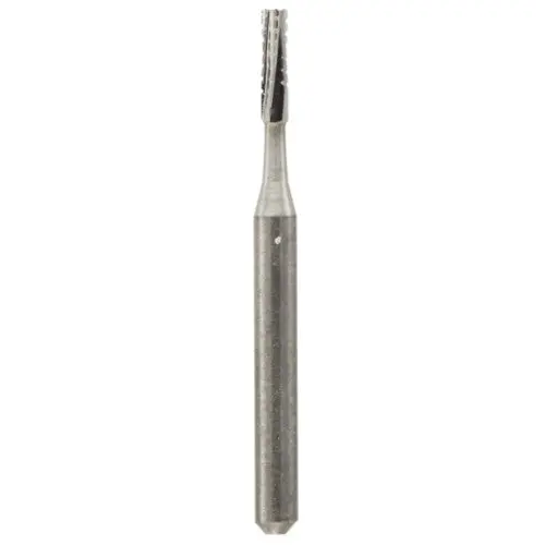 FG557L-SW Extended-Neck Flat-End Cylindrical X-Cut Diamond Bur