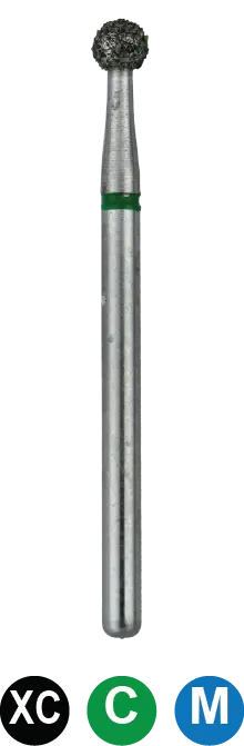 FGOSA5L Surgical Round Diamond Bur – 25mm Length – Pack of 5