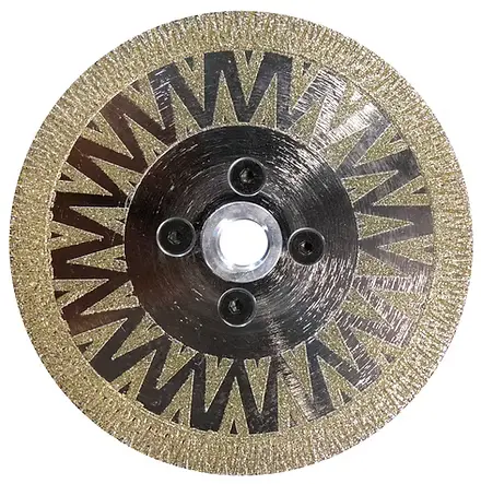 Flanged Electroplated Pro V Blade for Enhanced Stability and Alignment