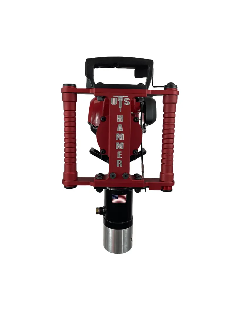 Gas-Powered Post Driver for Fence Installation