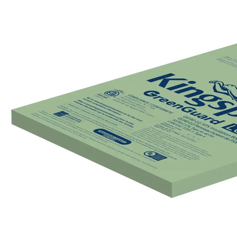 GreenGuard GG40-LG 4″ Extruded Polystyrene (XPS) Insulation Board