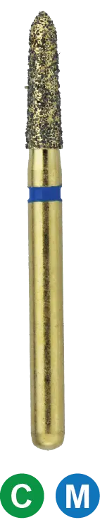 GS2MS G877K/016 Medium-Taper Diamond Bur
