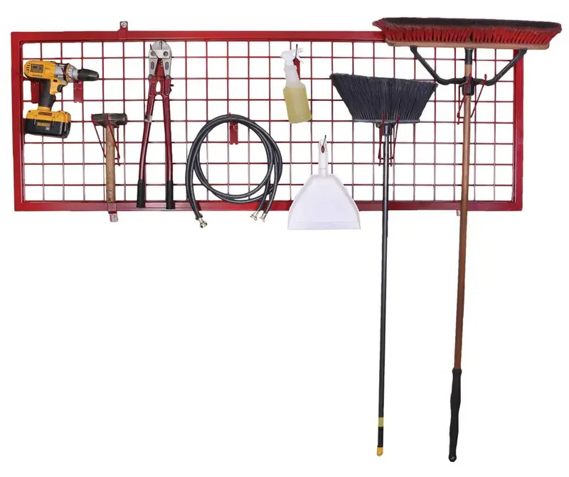 Heavy-Duty Wall-Mount Rack Organizer System