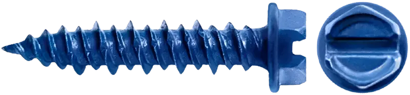 Hex Washer Head Concrete Anchoring Screws – 1/4 Inch
