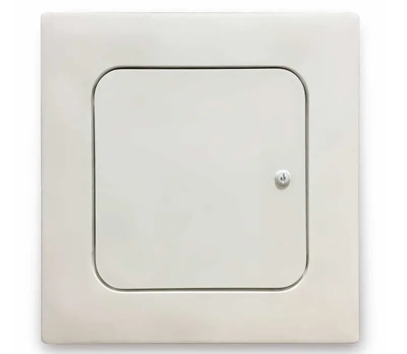 Hinged Glass-Fiber-Reinforced Gypsum (GFRG) Access Door – Pre-Finished and Durable