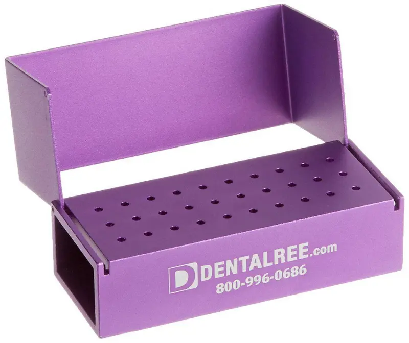 HP Bur Storage Block – 30 HP Holes (Purple, BK-700-P)
