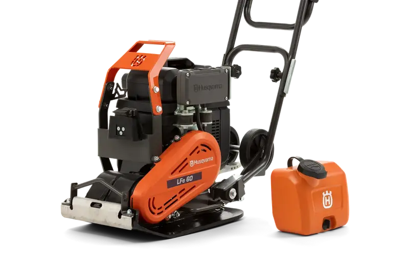 Husqvarna LFe60 LAT Electric Plate Compactor for Quiet, Emission-Free Operation